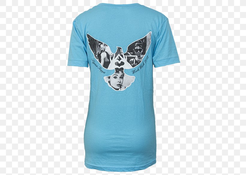 T-shirt Neckline Clothing Sigma Kappa, PNG, 464x585px, Tshirt, Active Shirt, Animal Print, Aqua, Blue Download Free
