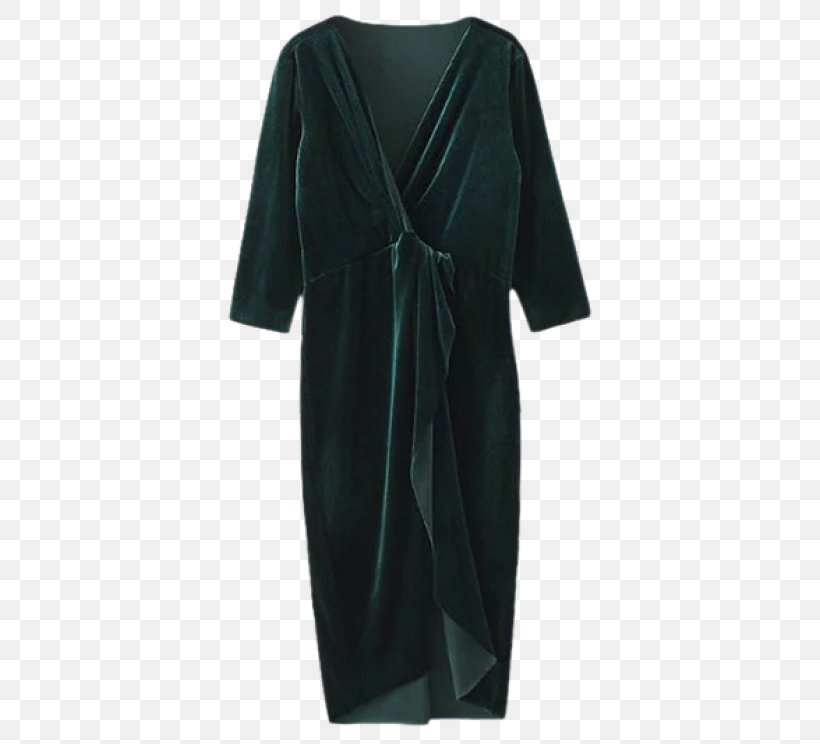 Velvet Dress Sleeve Green Collar, PNG, 558x744px, Velvet, Aline, Casual Attire, Clothing, Collar Download Free