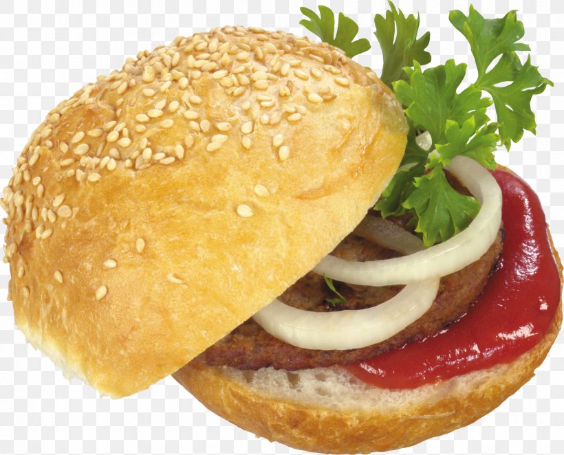Hamburger Fast Food Cheeseburger Buffalo Burger Veggie Burger, PNG, 2443x1974px, Hamburger, American Food, Breakfast Sandwich, Buffalo Burger, Bun Download Free
