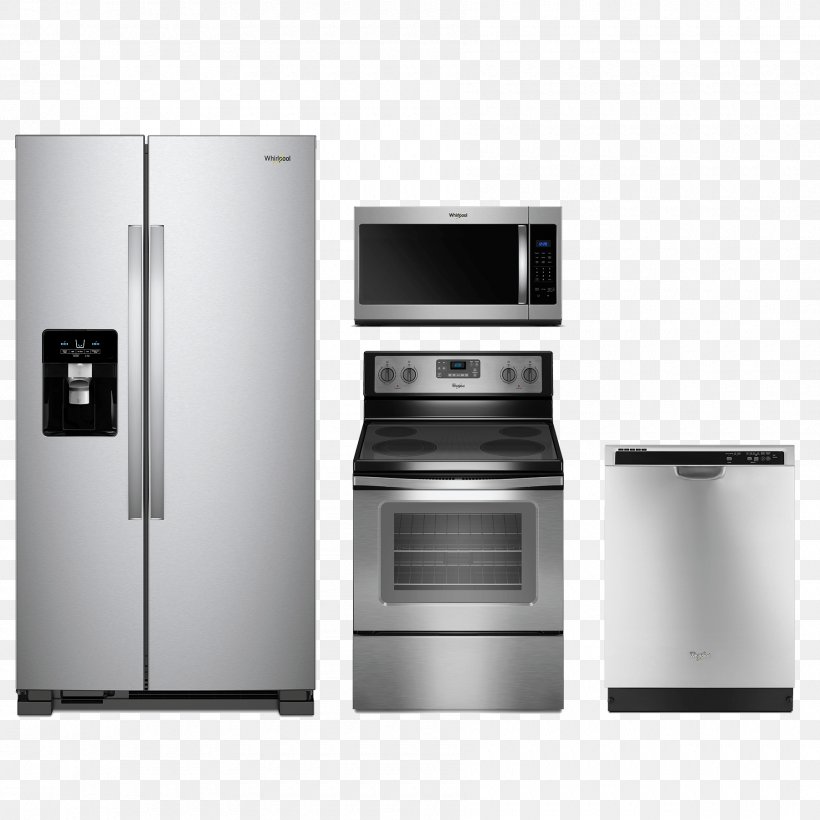 Refrigerator Cooking Ranges Electric Stove Home Appliance Whirlpool Corporation, PNG, 1800x1800px, Refrigerator, Clothes Dryer, Cooking Ranges, Dishwasher, Electric Stove Download Free