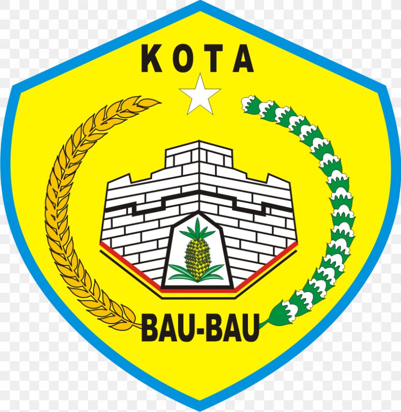 Bau-Bau Buton Palace Fortress Kapontori Konawe Regency City, PNG, 833x858px, City, Area, Brand, Buton, Crest Download Free