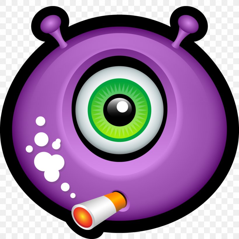 Emoticon Smiley Monster Clip Art, PNG, 1024x1024px, Emoticon, Avatar, Emoji, Eye, Ico Download Free