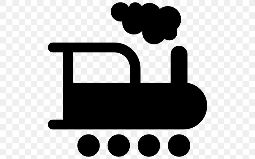 Train Rail Transport Steam Locomotive, PNG, 512x512px, Train, Area, Artwork, Black, Black And White Download Free