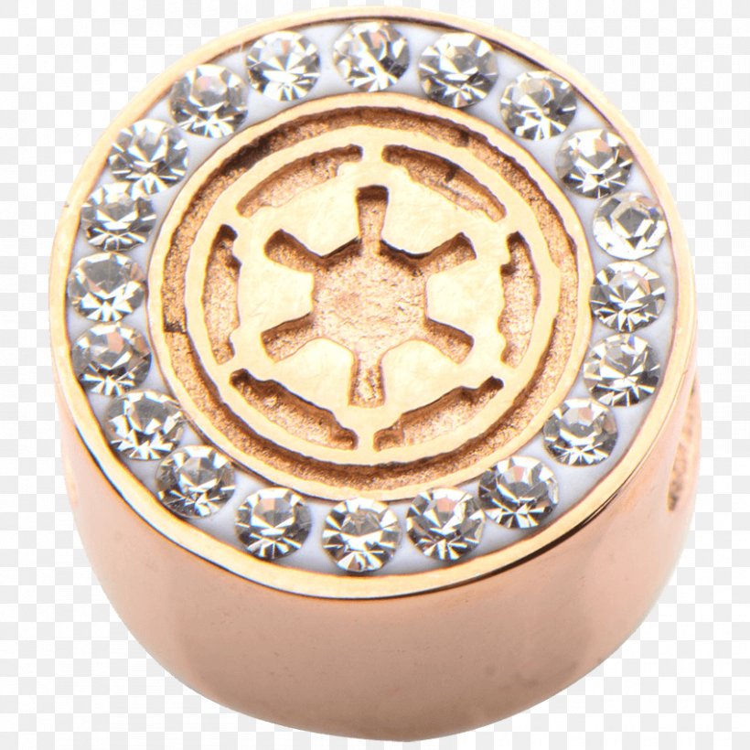Gold Metal Star Wars Body Jewellery Galactic Empire, PNG, 850x850px, Gold, Bead, Body Jewellery, Body Jewelry, Galactic Empire Download Free