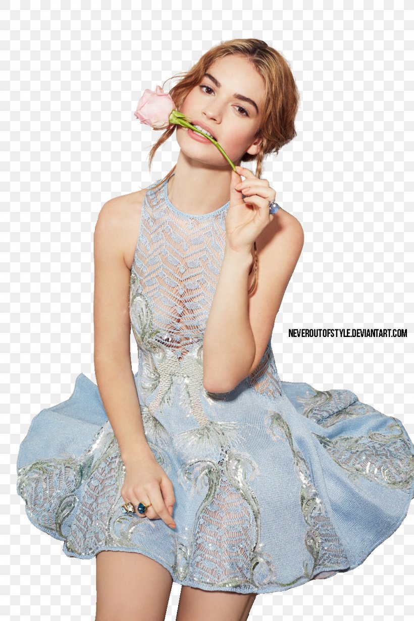Lily James Cinderella Lady Rose MacClare Actor Desktop Wallpaper, PNG, 999x1500px, Watercolor, Cartoon, Flower, Frame, Heart Download Free