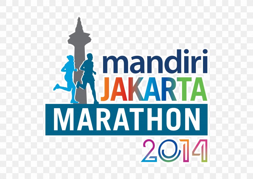 National Monument 2015 Jakarta Marathon PT BHINNEKA PUTERA DIGDAYA Running, PNG, 3508x2480px, National Monument, Area, Bank Mandiri, Blue, Brand Download Free