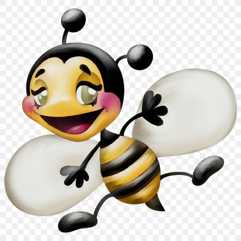 Bee Cartoon, PNG, 1024x1024px, Bee, Beehive, Bumblebee, Cartoon, Drawing Download Free