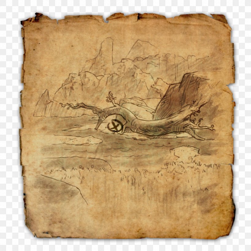 Treasure Map The Elder Scrolls Online Buried Treasure, PNG, 900x900px, Treasure Map, Buried Treasure, Elder Scrolls, Elder Scrolls Online, Horn Download Free