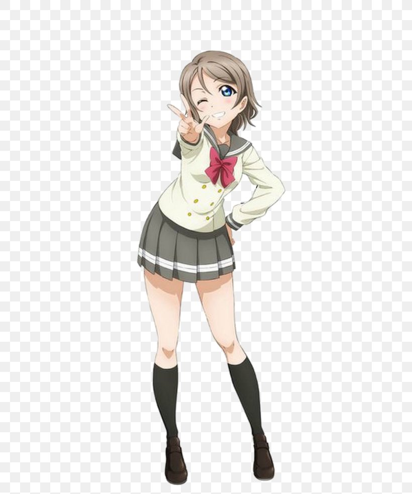YouTube Love Live! Sunshine!! Aqours Cosplay Character, PNG, 700x983px, Watercolor, Cartoon, Flower, Frame, Heart Download Free