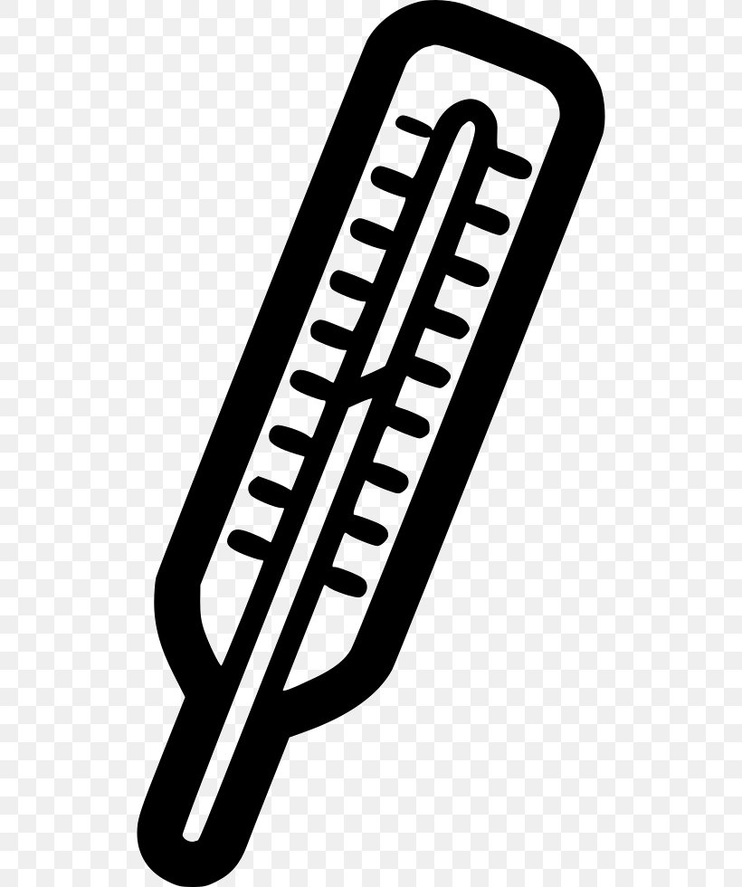 Thermometer Brand Fever Clip Art, PNG, 518x980px, Thermometer, B Symptoms, Black And White, Brand, Fever Download Free