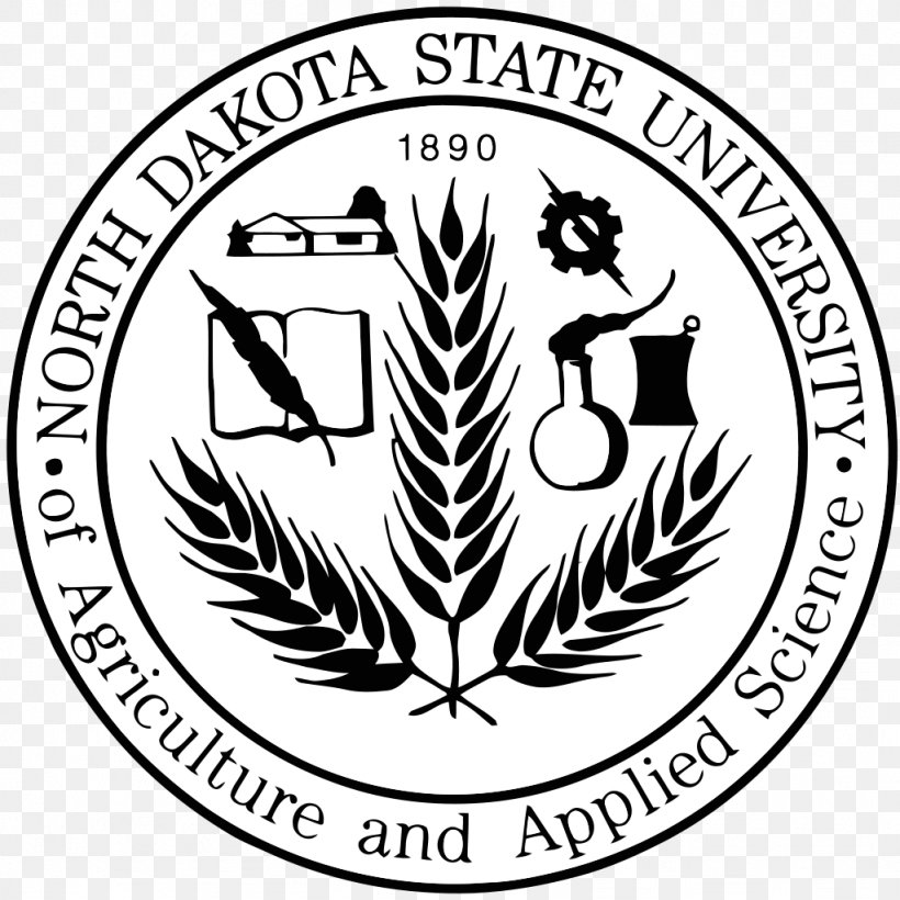 University Of North Dakota Dakota State University NDSU Bookstore North Dakota State Bison Men's Basketball, PNG, 1024x1024px, University Of North Dakota, Academic Degree, Area, Black And White, Brand Download Free