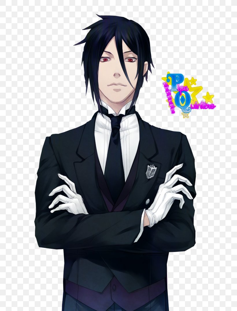 Ciel Phantomhive Sebastian Michaelis Black Butler YouTube, PNG, 744x1074px, Watercolor, Cartoon, Flower, Frame, Heart Download Free