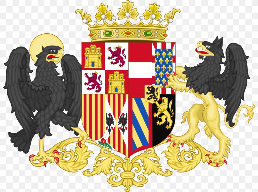 Crest Coat Of Arms Spain House Of Habsburg Escutcheon, PNG, 800x610px, Crest, Coat, Coat Of Arms, Coat Of Arms Of Spain, Coat Of Arms Of The Russian Empire Download Free