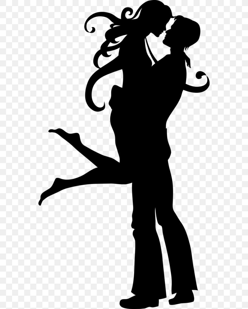 Silhouette Drawing Clip Art, PNG, 566x1024px, Silhouette, Art, Artwork, Black And White, Couple Download Free
