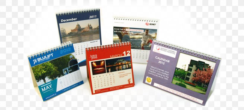 Advertising Calendar Promotion Printing, PNG, 1108x501px, Advertising, Brand, Calendar, Desk, Diary Download Free
