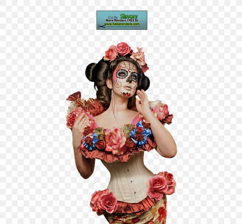 La Calavera Catrina Day Of The Dead Costume Death, PNG, 420x760px, La Calavera Catrina, Calavera, Carnival, Clown, Costume Download Free