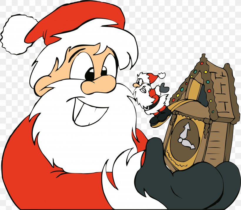 Santa Claus Animation Christmas Clip Art, PNG, 3502x3051px, Santa Claus, Animation, Artwork, Cartoon, Christmas Download Free