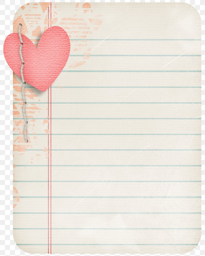 Printing And Writing Paper Notebook Ruled Paper Stationery, PNG, 811x1024px, Paper, Envelope, Graph Paper, Heart, Label Download Free