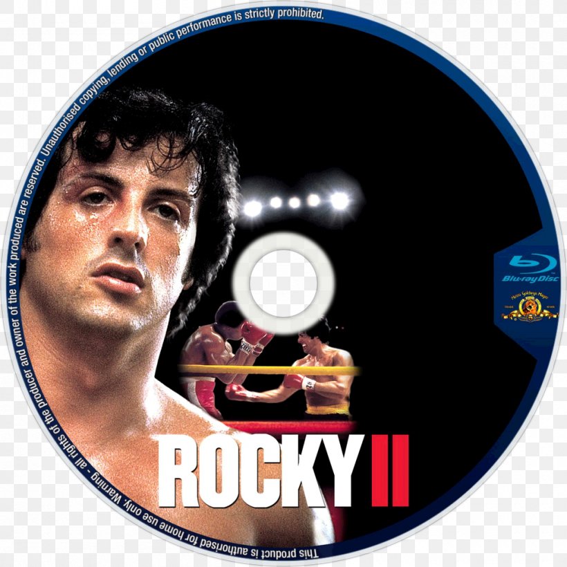 Rocky II DVD Blu-ray Disc YouTube, PNG, 1000x1000px, Rocky Ii, Bluray Disc, Brand, Compact Disc, Dvd Download Free
