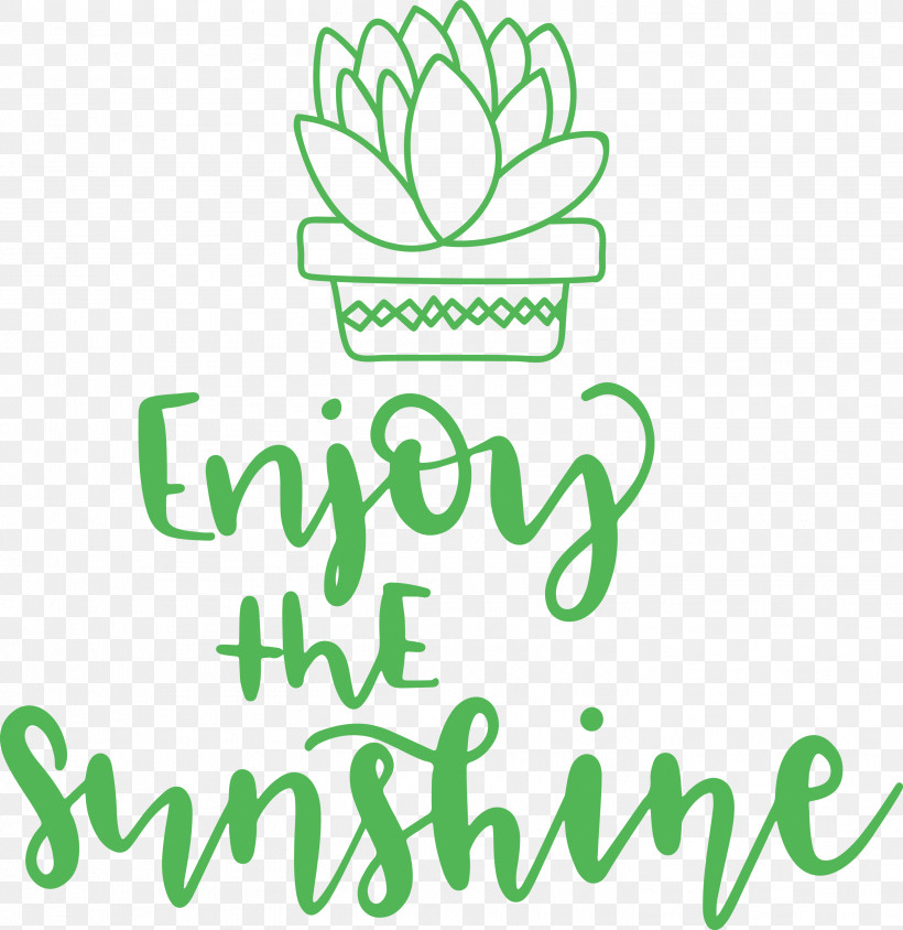 Sunshine Enjoy The Sunshine, PNG, 2912x3000px, Sunshine, Biology, Flower, Leaf, Line Download Free