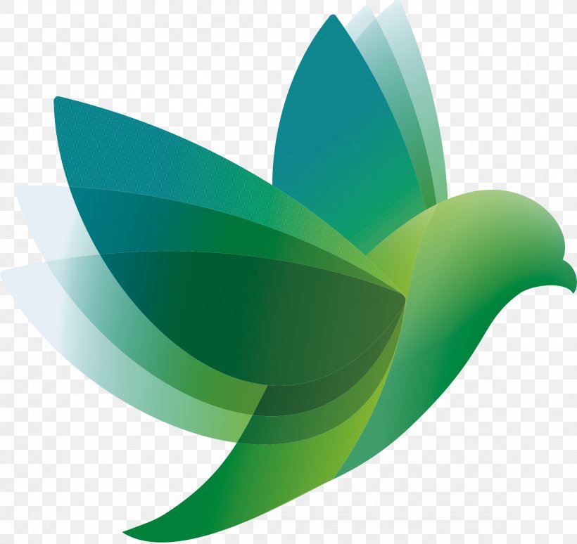Bird Logo, PNG, 2328x2199px, Bird, Blue, Butterfly, Green, Illustration Download Free