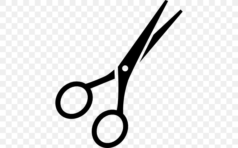 Hair-cutting Shears Scissors Clip Art, PNG, 512x512px, Haircutting Shears, Black And White, Cutting Hair, Hair, Hair Shear Download Free