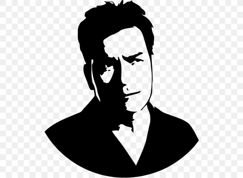 Actor Film, PNG, 600x600px, Actor, Art, Black, Black And White, Charlie Sheen Download Free