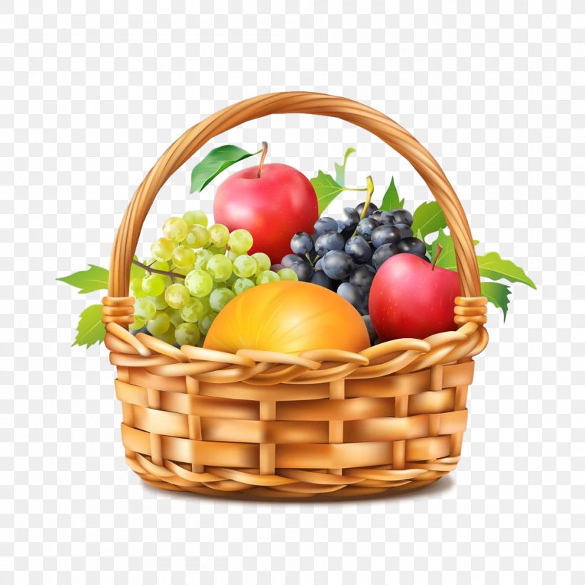 Natural Foods Basket Fruit Wicker Food, PNG, 1000x1000px, Natural Foods, Basket, Food, Food Group, Fruit Download Free