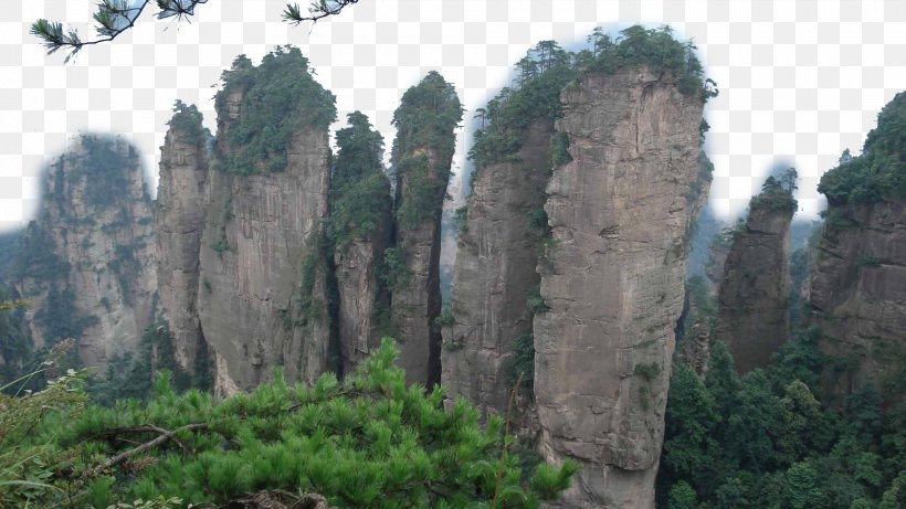 Zhangjiajie National Forest Park Yongding District U067eu0627u0631u06a9 U062cu0646u06afu0644u06cc Wallpaper, PNG, 1920x1080px, Zhangjiajie National Forest Park, Biome, Escarpment, Forest, Fukei Download Free