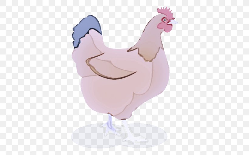 Chicken Rooster Cartoon Bird Pink, PNG, 512x512px, Chicken, Beak, Bird, Cartoon, Livestock Download Free