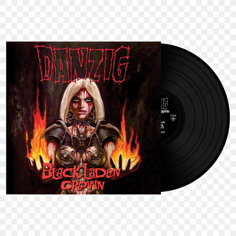 Danzig III: How The Gods Kill Black Laden Crown Heavy Metal Album, PNG, 1000x1000px, Watercolor, Cartoon, Flower, Frame, Heart Download Free