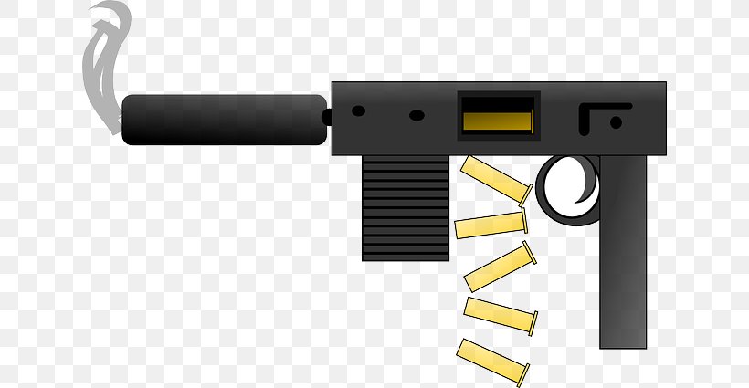 Firearm Pistol Machine Gun Clip Art, PNG, 640x425px, Firearm, Automatic Firearm, Clip, Gun, Gun Accessory Download Free