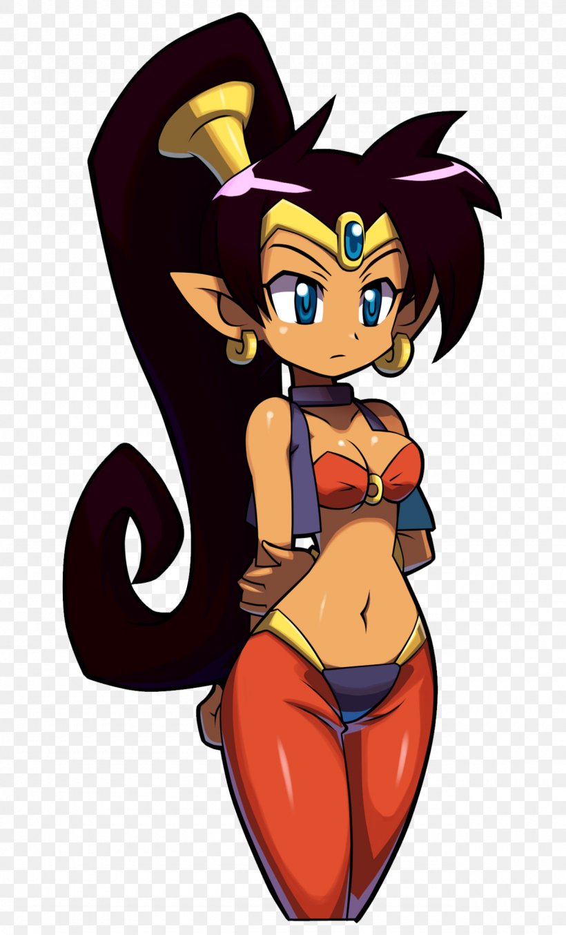 Shantae And The Pirate's Curse Shantae: Half-Genie Hero Wii U Video Game, PNG, 1280x2115px, Watercolor, Cartoon, Flower, Frame, Heart Download Free
