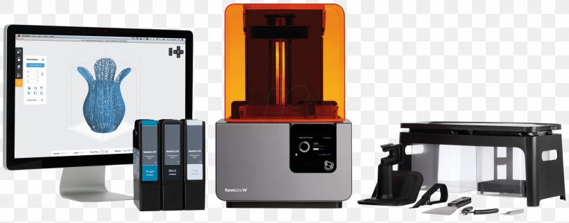 Formlabs Stereolithography 3D Printing Paper, PNG, 2580x1014px, 3d Printing, Formlabs, Communication, Computer Accessory, Computer Monitor Accessory Download Free