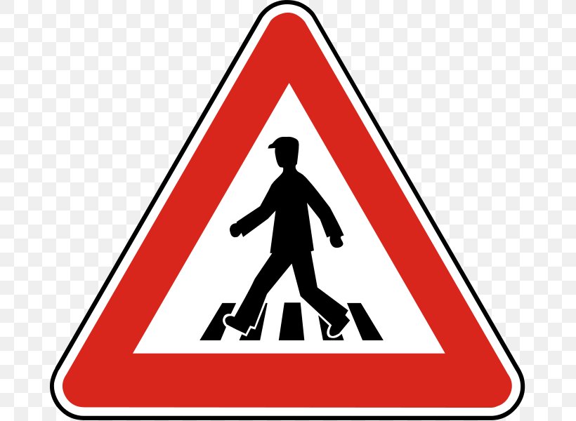 Pedestrian Crossing Traffic Sign Transport Road, PNG, 677x600px, Pedestrian Crossing, Area, Brand, Curb, Logo Download Free