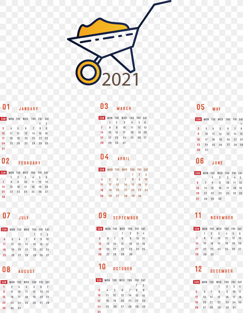 Printable 2021 Yearly Calendar 2021 Yearly Calendar, PNG, 2331x3000px, 2021 Yearly Calendar, Annual Calendar, Calendar System, Calendar Year, Letter Download Free