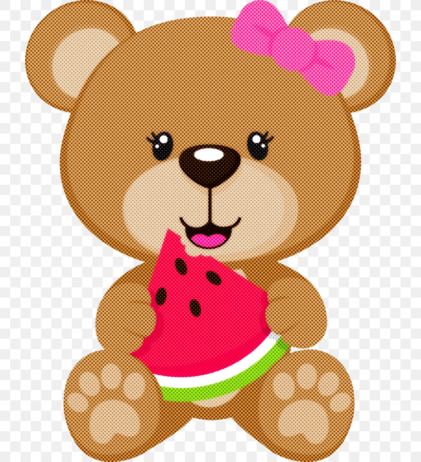 Teddy Bear, PNG, 722x900px, Cartoon, Bear, Brown Bear, Pink, Stuffed Toy Download Free