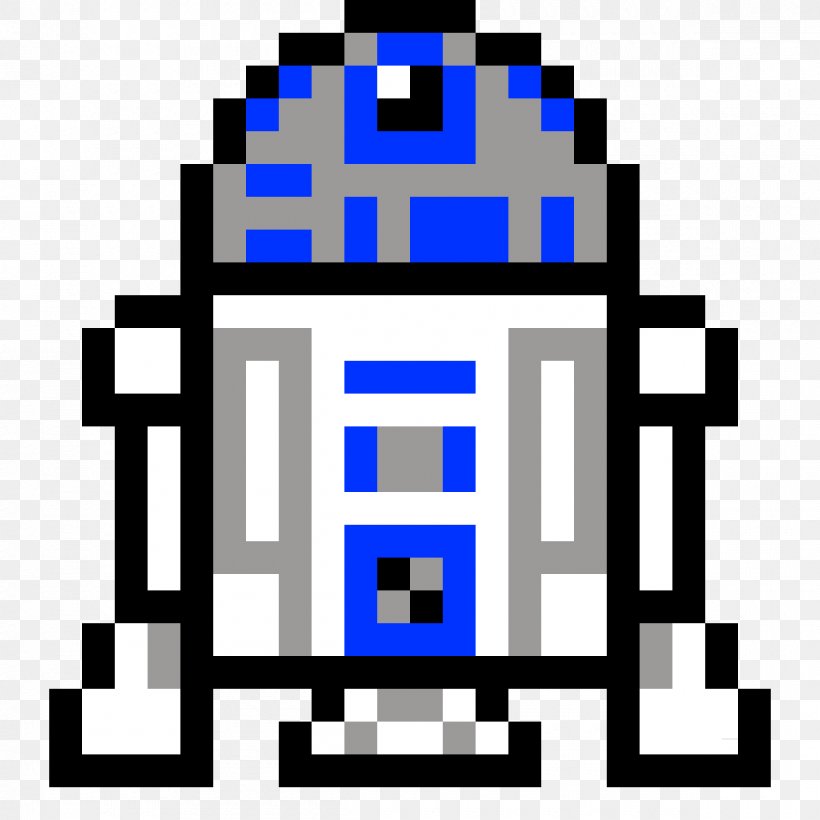 R2-D2 C-3PO YouTube BB-8 Pixel Art, PNG, 1200x1200px, Youtube, Anakin Skywalker, Area, Art, Astromechdroid Download Free