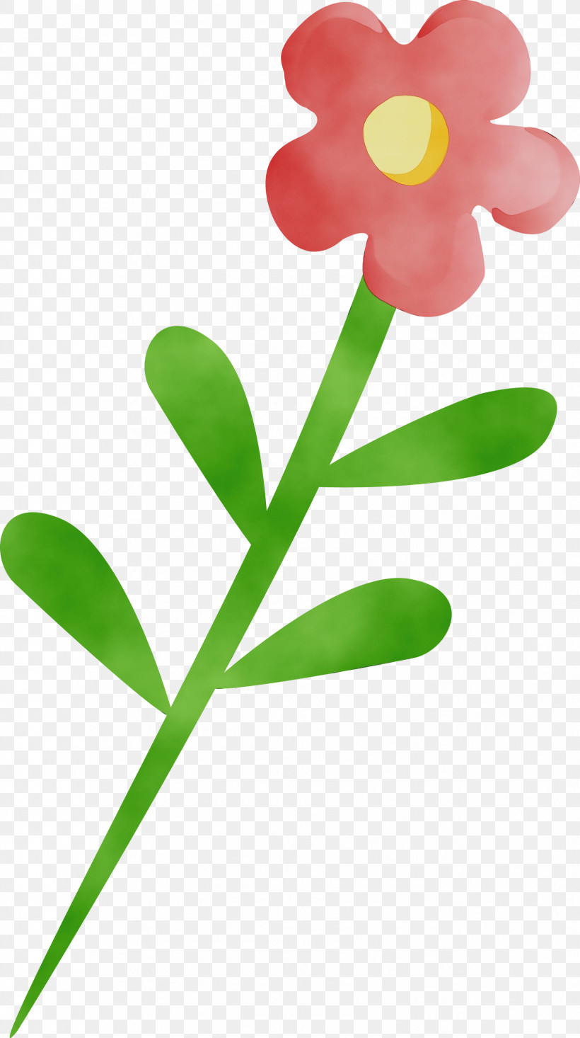 Flower Plant Leaf Pedicel Plant Stem, PNG, 1677x3000px, Watercolor, Flower, Leaf, Paint, Pedicel Download Free