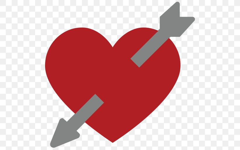 Heart Emoji Symbol Arrow Sticker, PNG, 512x512px, Watercolor, Cartoon, Flower, Frame, Heart Download Free