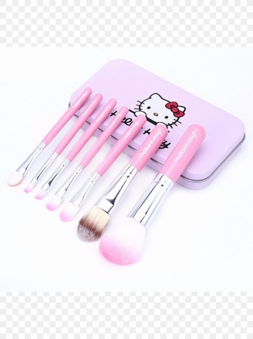 Hello Kitty Makeup Brush Cosmetics Paintbrush, PNG, 1000x1340px, Hello Kitty, Brush, Cosmetics, Cutlery, Eye Shadow Download Free