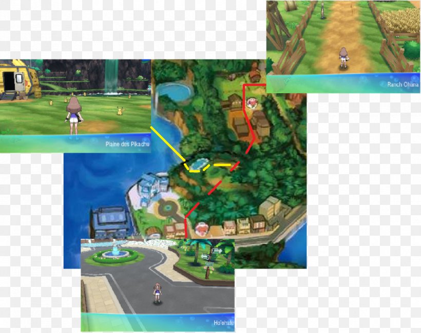 Pokémon Ultra Sun And Ultra Moon Pikachu Road Ohana Biome, PNG, 928x736px, Pikachu, Area, Biome, Ecosystem, Games Download Free