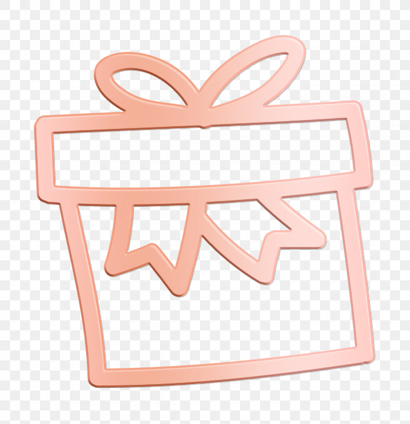 Shapes Icon Gift Box Hand Drawn Outline Icon Hand Drawn Icon, PNG ...