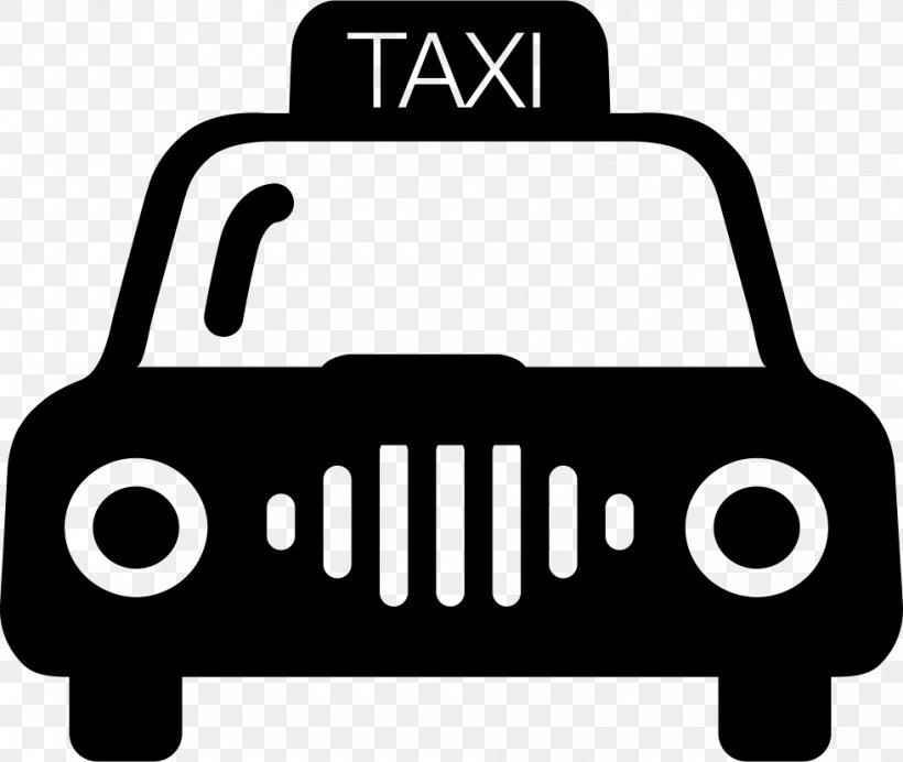 Taxi Clip Art Image, PNG, 980x828px, Taxi, Area, Auto Part, Black, Black And White Download Free