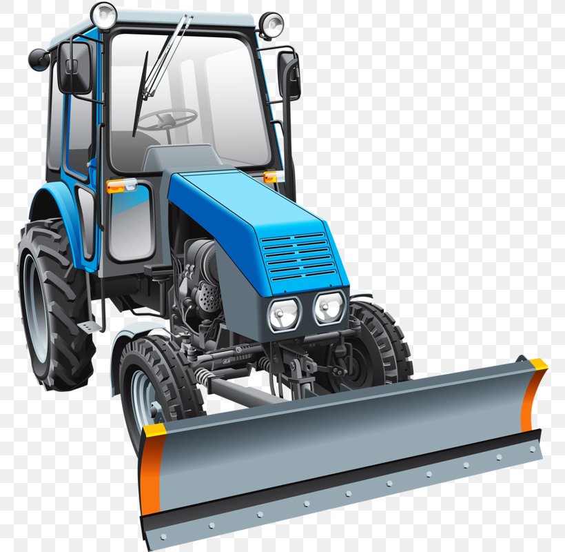 Tractor Snowplow Plough Clip Art, PNG, 773x800px, Tractor, Agricultural Machinery, Agriculture, Automotive Exterior, Automotive Tire Download Free