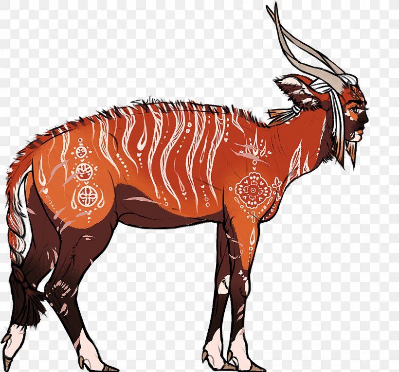 Deer Horse Cattle Mammal Antelope, PNG, 1232x1150px, Deer, Animal Figure, Antelope, Bongo, Cattle Download Free