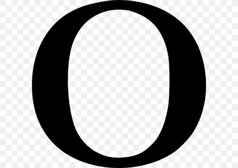 Letter O Alphabet Clip Art, PNG, 600x580px, Letter, Alphabet, Area, Black, Black And White Download Free