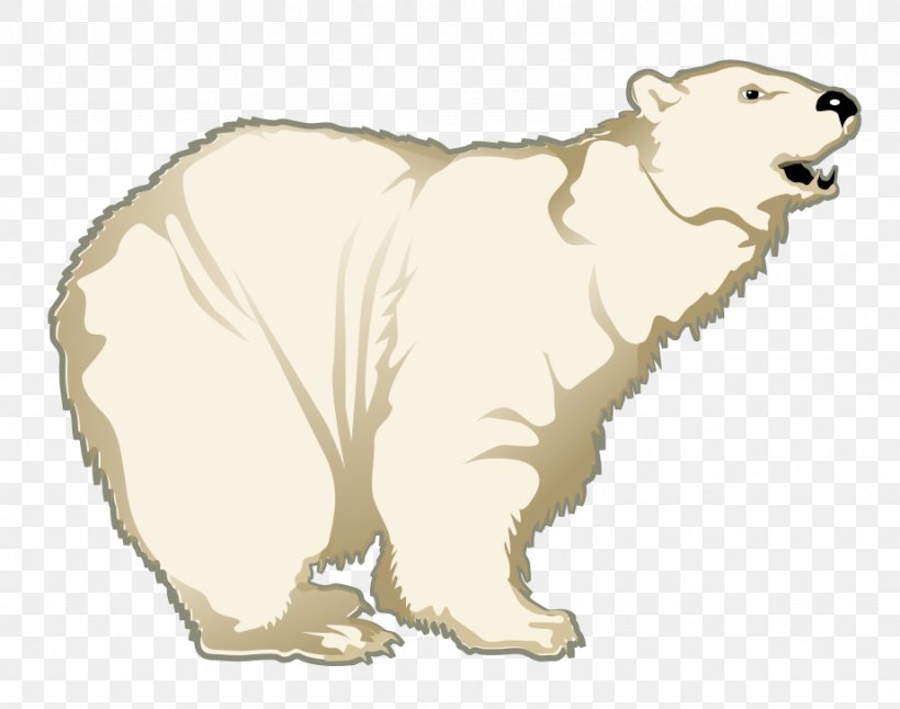 Polar Bear Clip Art Arctic Fox, PNG, 922x727px, Polar Bear, Animal, Animal Figure, Arctic Fox, Bear Download Free