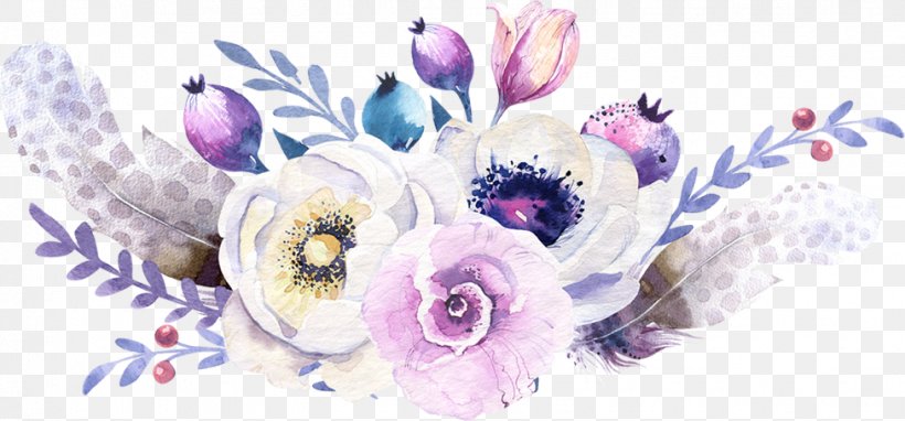 Floral Design Flower Bouquet Cut Flowers Watercolor Painting, PNG, 976x455px, Floral Design, Blossom, Bohochic, Cut Flowers, Drawing Download Free