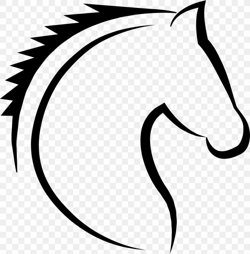 Horse Head Mask Foal Silhouette Jumping, PNG, 980x996px, Horse, Artwork, Beak, Black, Black And White Download Free
